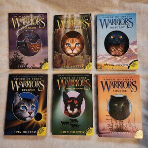 Warriors Book Set - Erin Hunter - Power of Three - Paperback - First Edition
